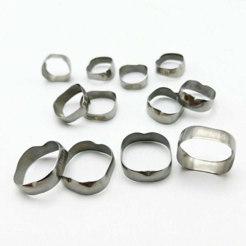 100set/400pcs Dental Orthodontic 1st Molar Bands Roth 022 Plain Molar Band 29-44+