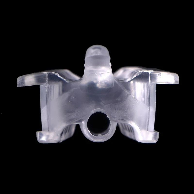 Dental Mouth Opener 10Pcs, Silicone Bite Block with Saliva Ejector Hole, Cheek Retractor Prop, L/S