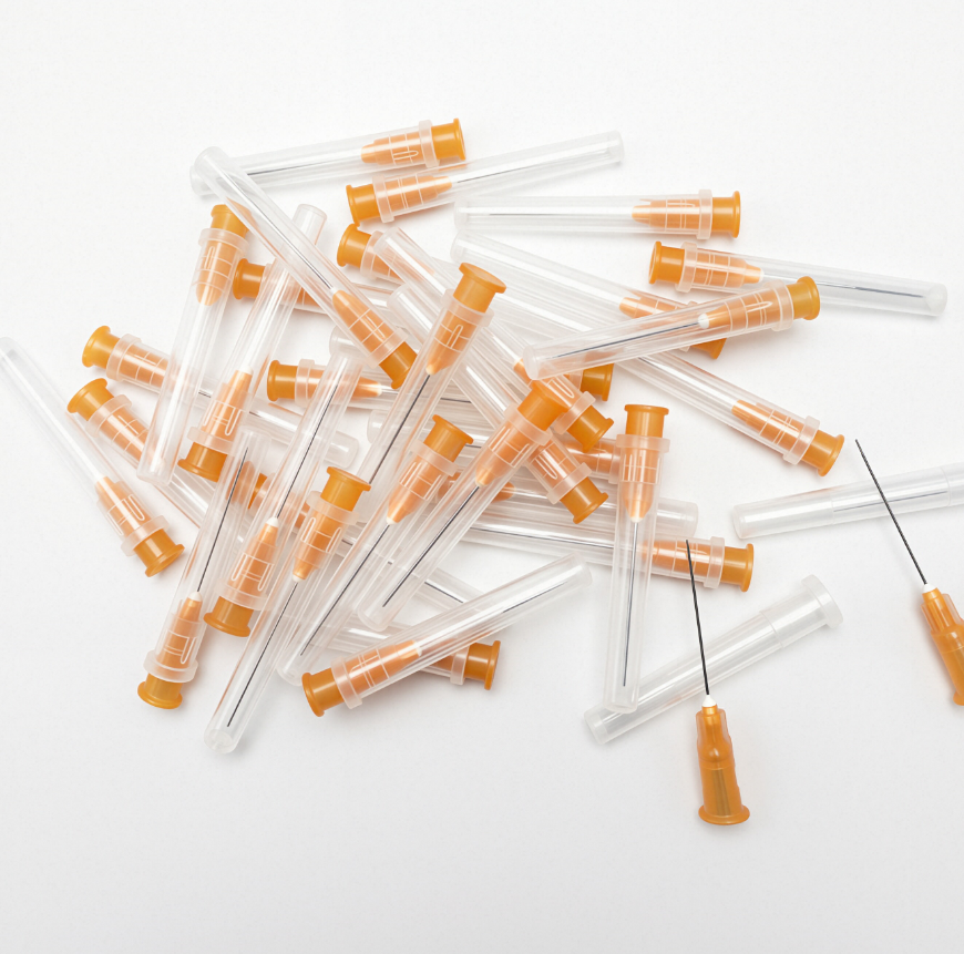 100Pcs/Pack Dental Disposable Endo Irrigation Needle Tips | Root Canal Syringe Refill Tips for Dentist