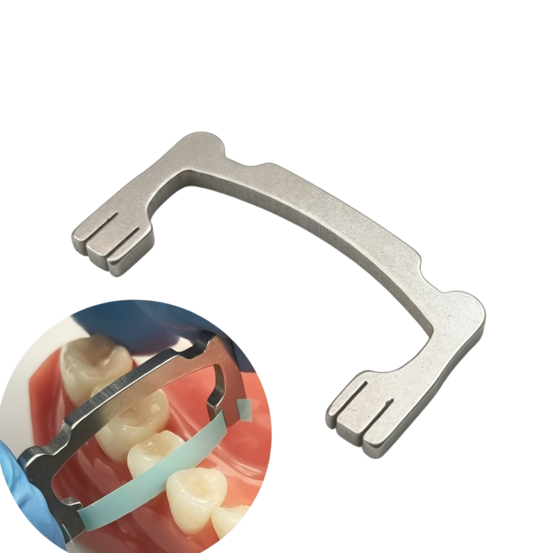 Dental Stainless Steel Polishing Strip Holder Interproximal Finishing for Anterior and Posterior Teeth