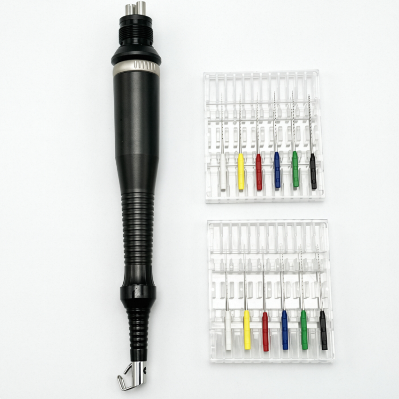 Dental Handpieces Super Sonic Air Driven Endo System Endodontic Handpiece Files 4Hole