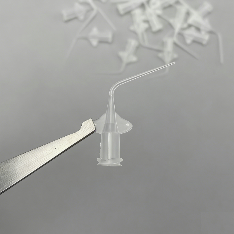 100Pcs Dental Endo Irrigation Tips Disposable Root Canal Rinsing Tip Syringe Tip Needle