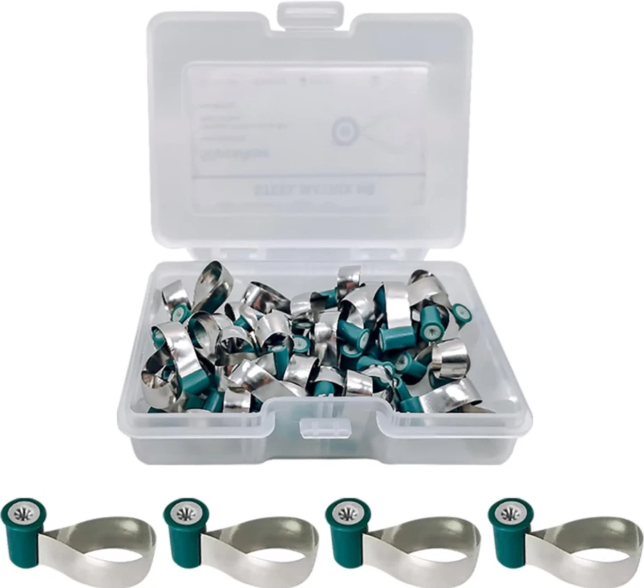 50Pcs Adapt SuperCap Dental Reel Matrix Bands Matrices Thickness 0.03/0.038mm