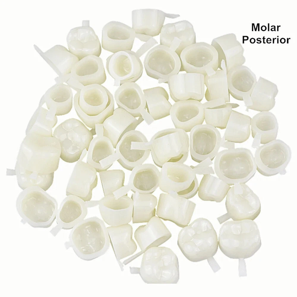 10Boxes Dental Temporary Crown Veneers Anterior/Posterior Veneer Resin Teeth
