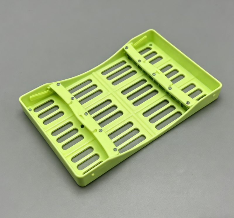 Plastic Dental Sterilization Cassette Box Tray Rack 5/7/10 Instruments Autoclave