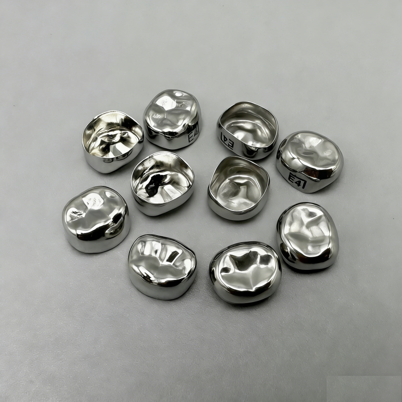 48 Sizes Stainless Steel Dental Kids Primary Molar Crowns Pediatric Crowns kit