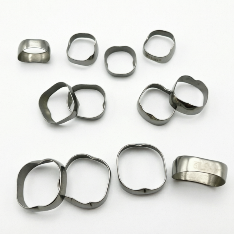 100set/400pcs Dental Orthodontic 1st Molar Bands Roth 022 Plain Molar Band 29-44+