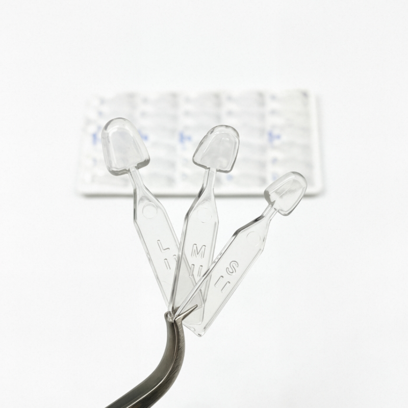30Pcs Dental Composite Resin Veneer Moulds, Light Cure Templates for Front Anterior Teeth Restorations