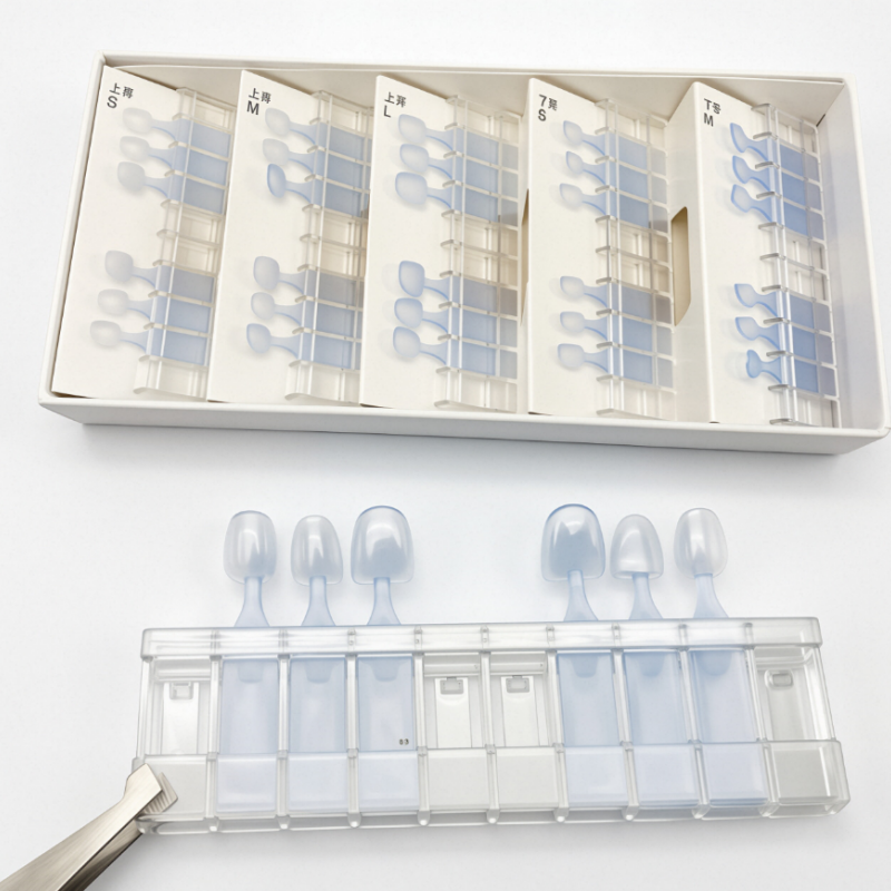 30Pcs Dental Composite Resin Veneers, Anterior Teeth Ultra-Thin Porcelain Matrix for Light Cure Restoration