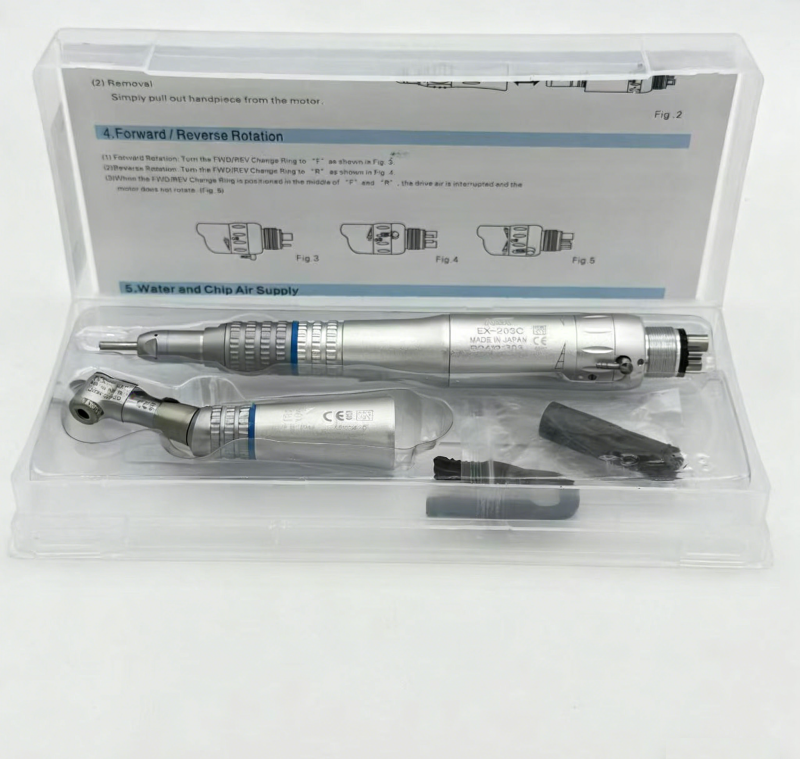 NSK Style Dental Slow Low Speed Handpiece Kit EX-203C Set E-type 4Hole