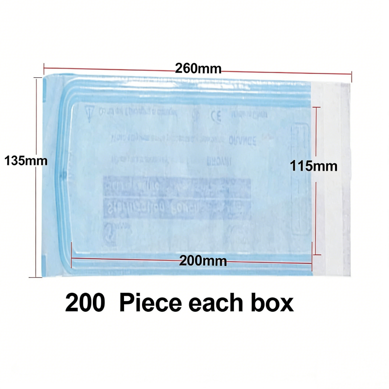 Self Sealing Sterilization Pouch Bags Disposable Dental Sterile Bags Pouches 8 Sizes
