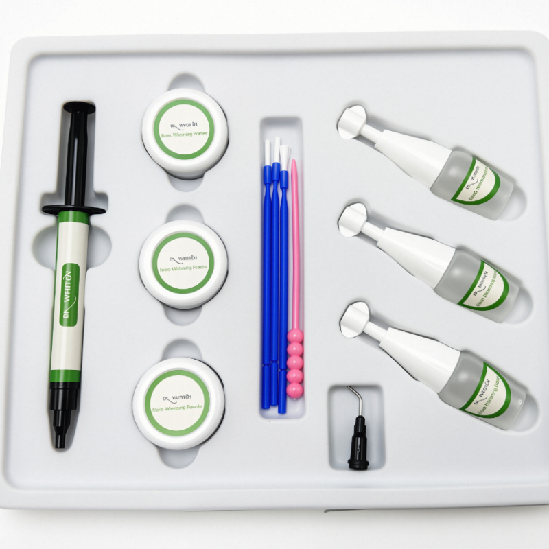 Dental Whitening Kit 30 Minutes Dr.Whiten 35% HP Bleaching Gel Set Teeth Powder