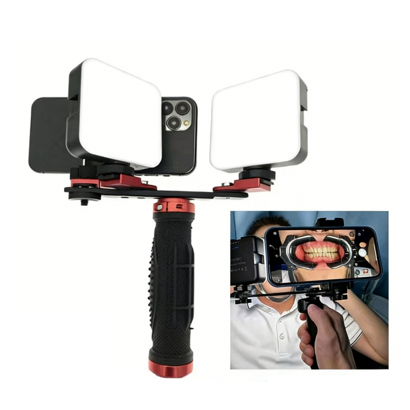 Portable Dental Photography Filling Light Mobile Phones Oral Light 64 LED Beads