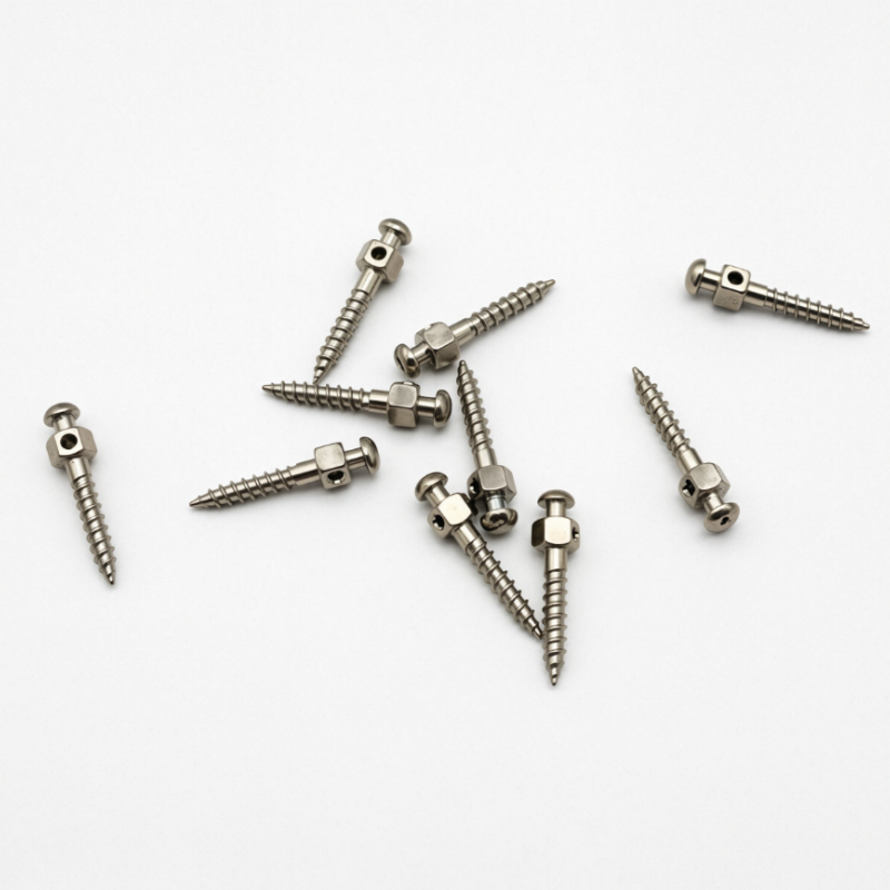 10Pcs Dental Orthodontic Mini Implants Kit | Self-Drilling Micro Screws with 1Pc Matching Screwdriver