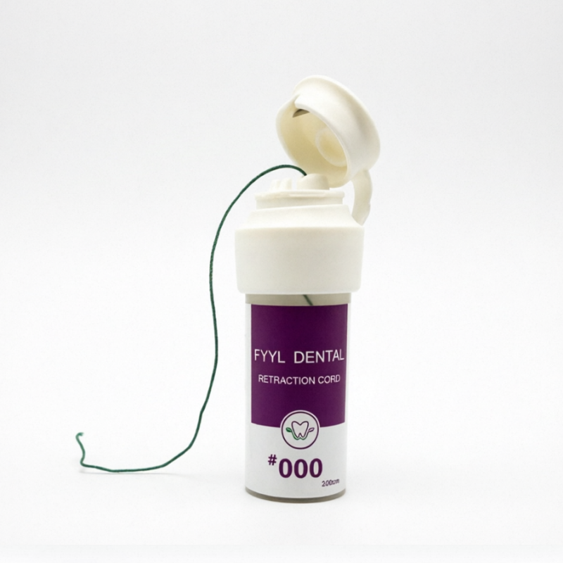 10 Bottles Dental Thread Disposable Gingival Retraction Cord Knitted Cotton Gum Line 2m/Bottle