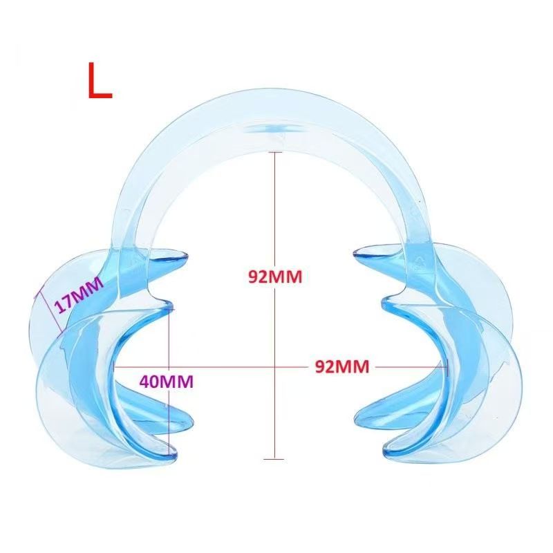 Dental Orthodontic C Type Intraoral Lip Cheek Retractor Plastic Mouth Opener