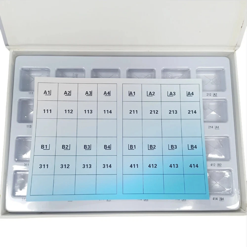 Dental Resin Kids Crowns Pediatric Deciduous Primary Anterior Crown 24pcs