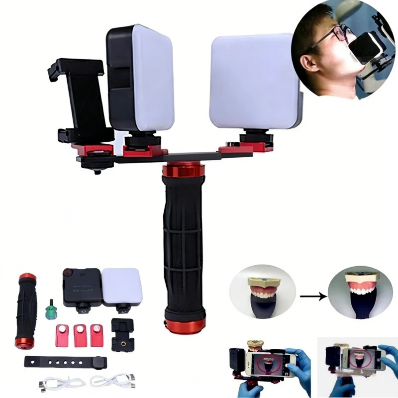 Portable Dental Photography Filling Light Mobile Phones Oral Light 64 LED Beads