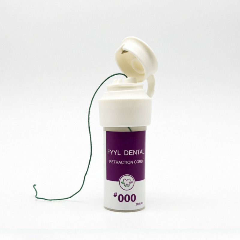 10 Bottles Dental Thread Disposable Gingival Retraction Cord Knitted Cotton Gum Line 2m/Bottle