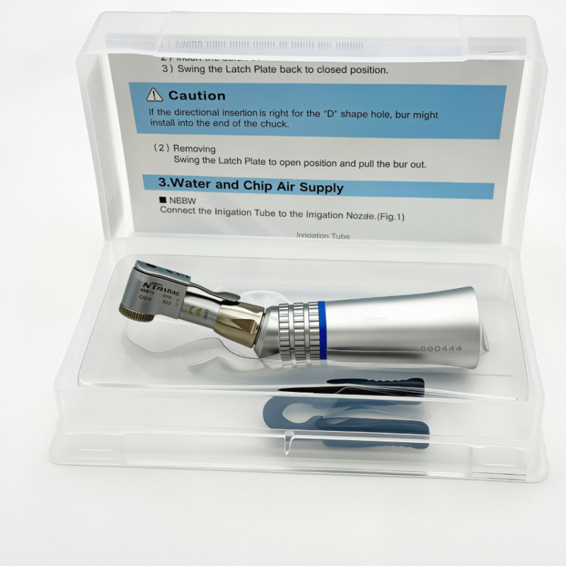 NSK Style Dental Low Speed Handpiece Kit, E-Type 4-Hole EX-203C Air Motor Straight Contra Angle Set