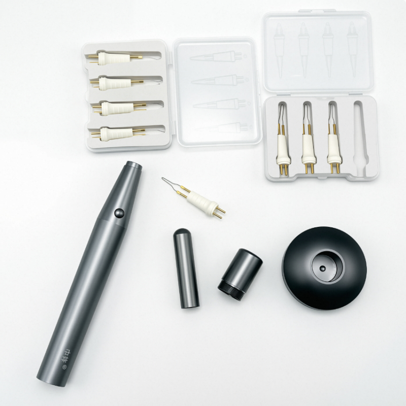 Dental Wireless Endodontic Gutta-Percha Cutter with 8 Tips – Fast 280°C Heating Root Canal Obturation Cutting Tool