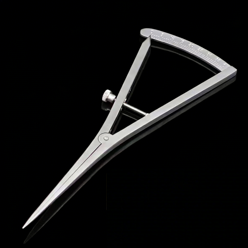 Dental Orthodontic Measuring Instruments Stainless Steel Ortho Gauge Calipers, Boley Gauge, VDO Ruler, Castroviejo Caliper, Dental Measuring Tools for Dentist Clinic
