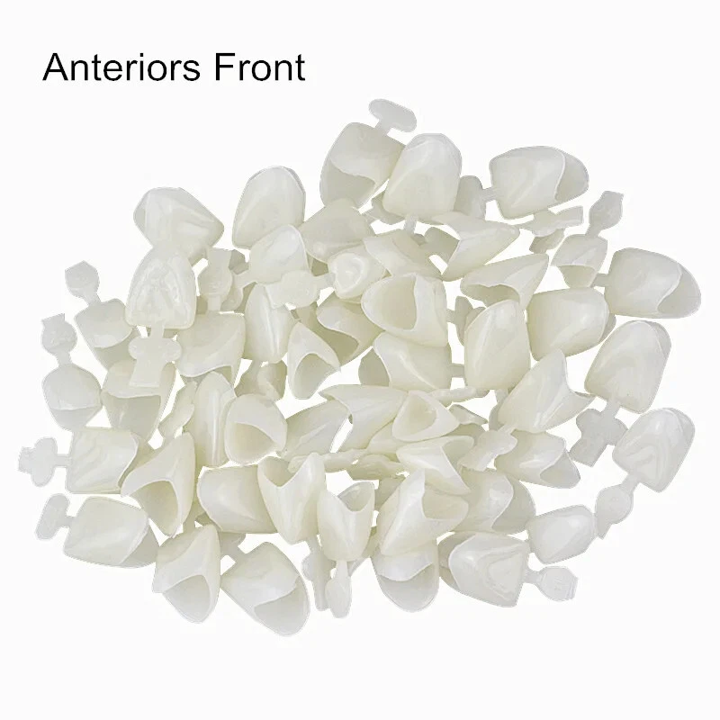 10Boxes Dental Temporary Crown Veneers Anterior/Posterior Veneer Resin Teeth