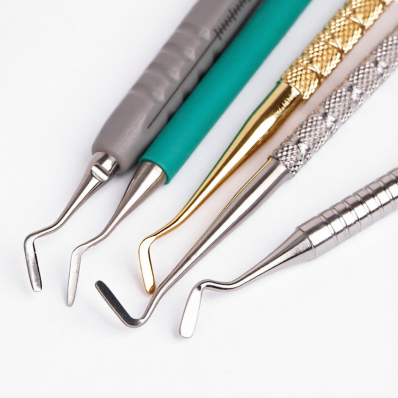 Dental Composite Filling Instruments Double-Ended Restorative Scalers for Aesthetic Dentistry