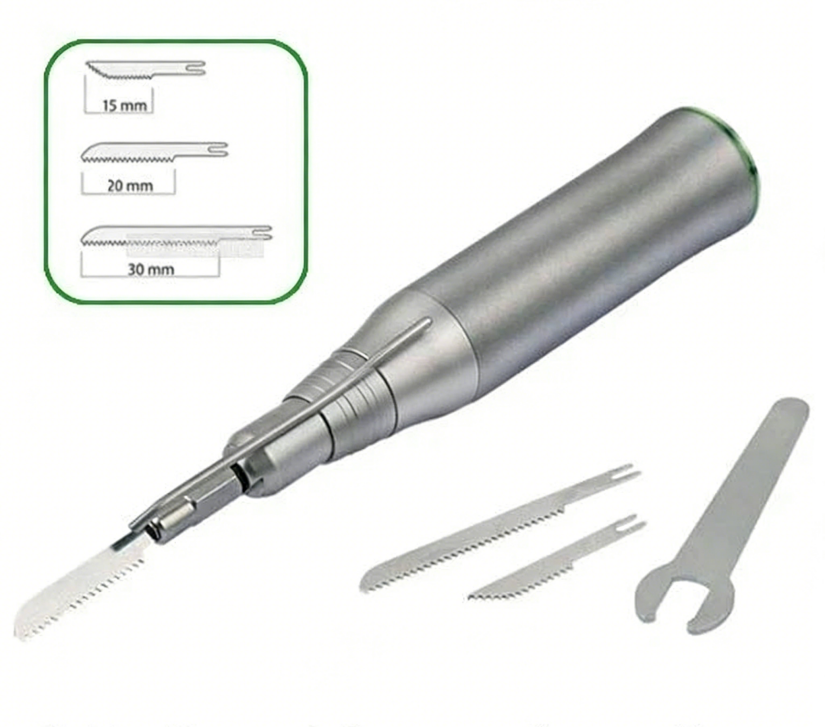 Dental Micro Saw Surgical Straight Handpiece Reciprocating Bone Cutting Blades