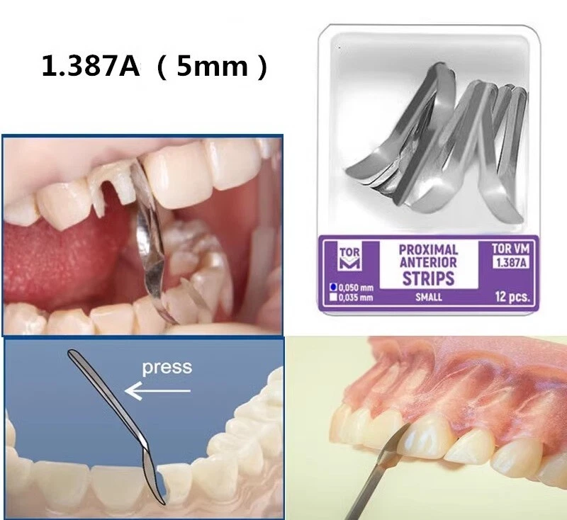 Dental Matrix Bands Twin Anterior Proximal Strips Sectional Contoured Matrices