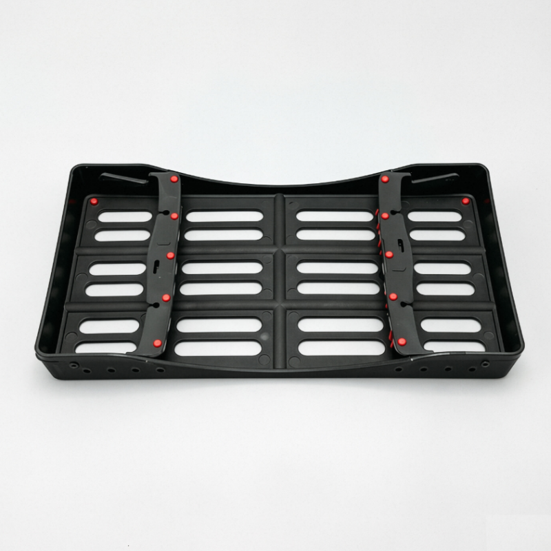 Plastic Dental Sterilization Cassette Box Tray Rack 5/7/10 Instruments Autoclave