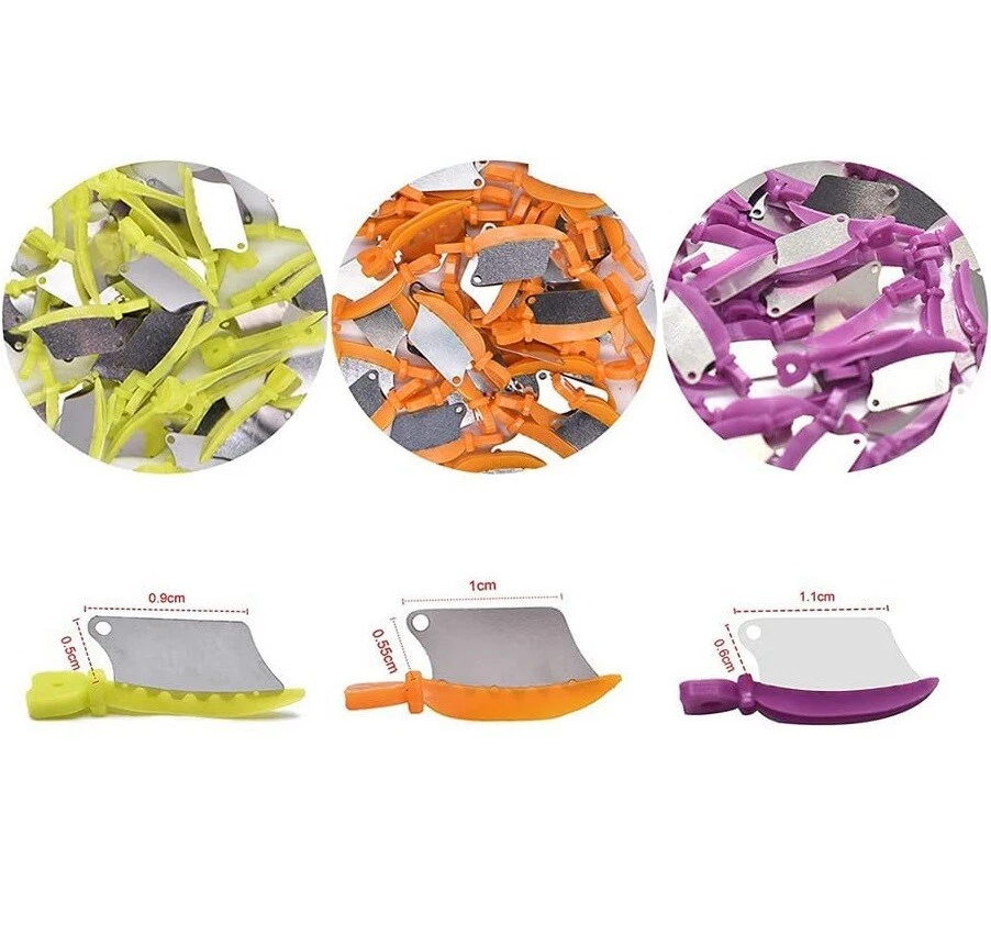 Dental Fender Interproximal Wedges Matrix Blade Guard Metal L/M/S 134°C