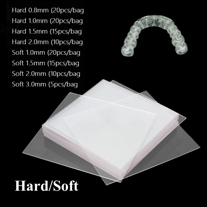 Dental Lab Splint Thermoforming Material Orthodontic Vacuum Forming Hard Soft