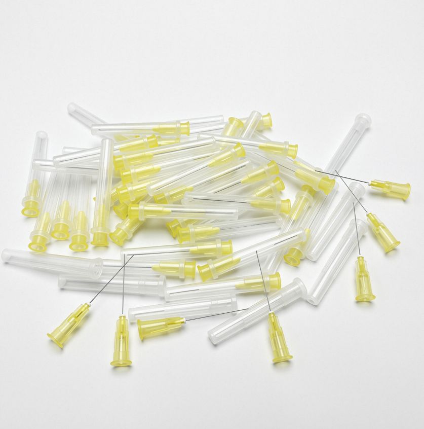 100Pcs/Pack Dental Disposable Endo Irrigation Needle Tips | Root Canal Syringe Refill Tips for Dentist