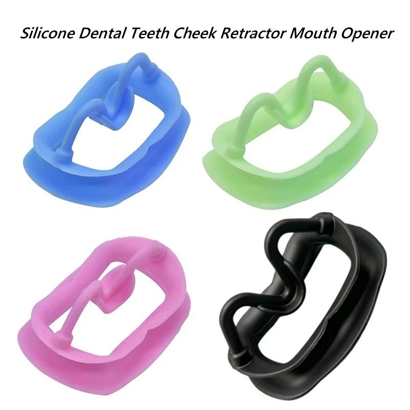 10pcs Dental Retractor Prop Cheek Soft Silicone Mouth Opener Teeth Whitening