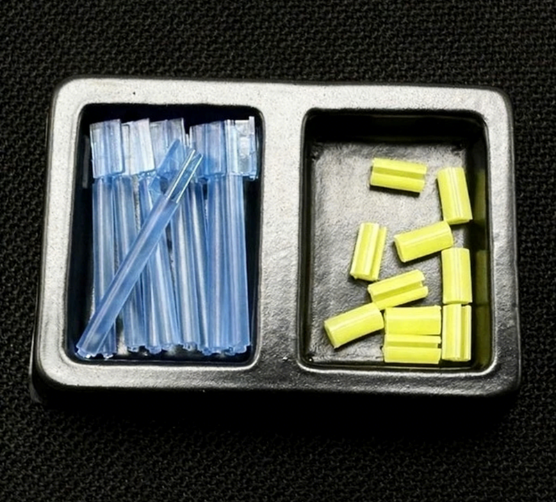 Dental Parts Implant Bar Connections Clips Bolt Inserts Overdenture Attachment 1.3mm 1.7mm