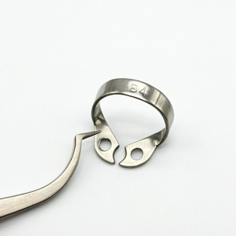 B4 Dental Rubber Dam Clamp Stainless Steel Anterior Teeth Retainer for Pediatric Dentistry