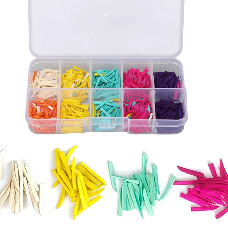 Dental Interdental Wooden Wedges Assorted Sizes and Colors for Rubber Dam Isolation