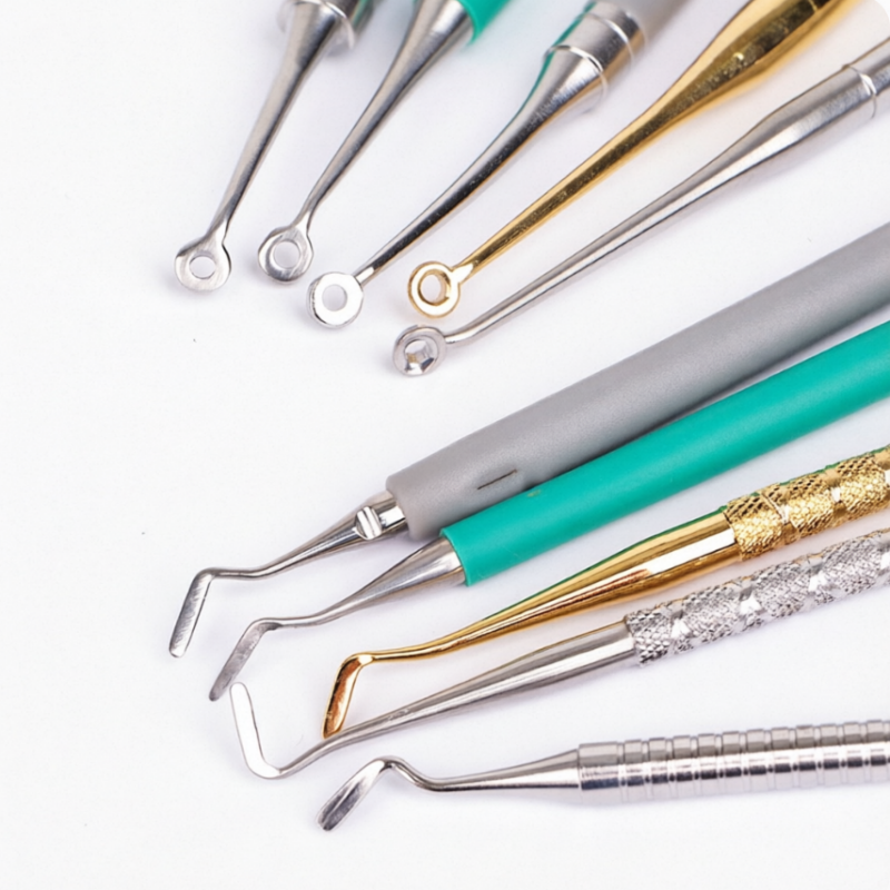 Dental Composite Filling Instruments Double-Ended Restorative Scalers for Aesthetic Dentistry
