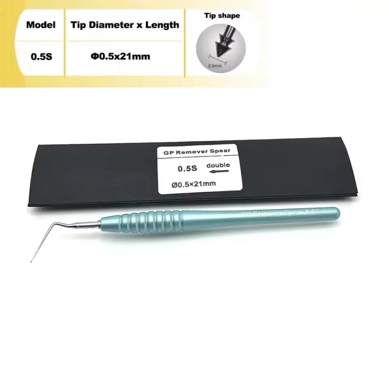 Dental Endo GPRS Root Tip Extractor – GP Removal Spear for Endodontic Root Canal Foreign Body Retrieval – Stainless Steel Dental Surgical Instrument
