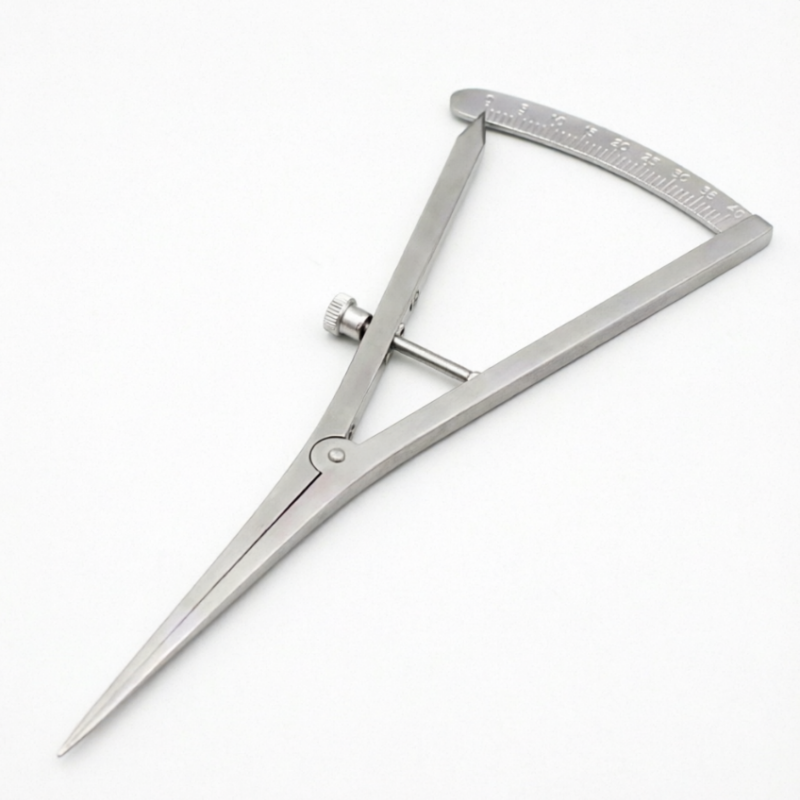 Dental Orthodontic Measuring Instruments Stainless Steel Ortho Gauge Calipers, Boley Gauge, VDO Ruler, Castroviejo Caliper, Dental Measuring Tools for Dentist Clinic