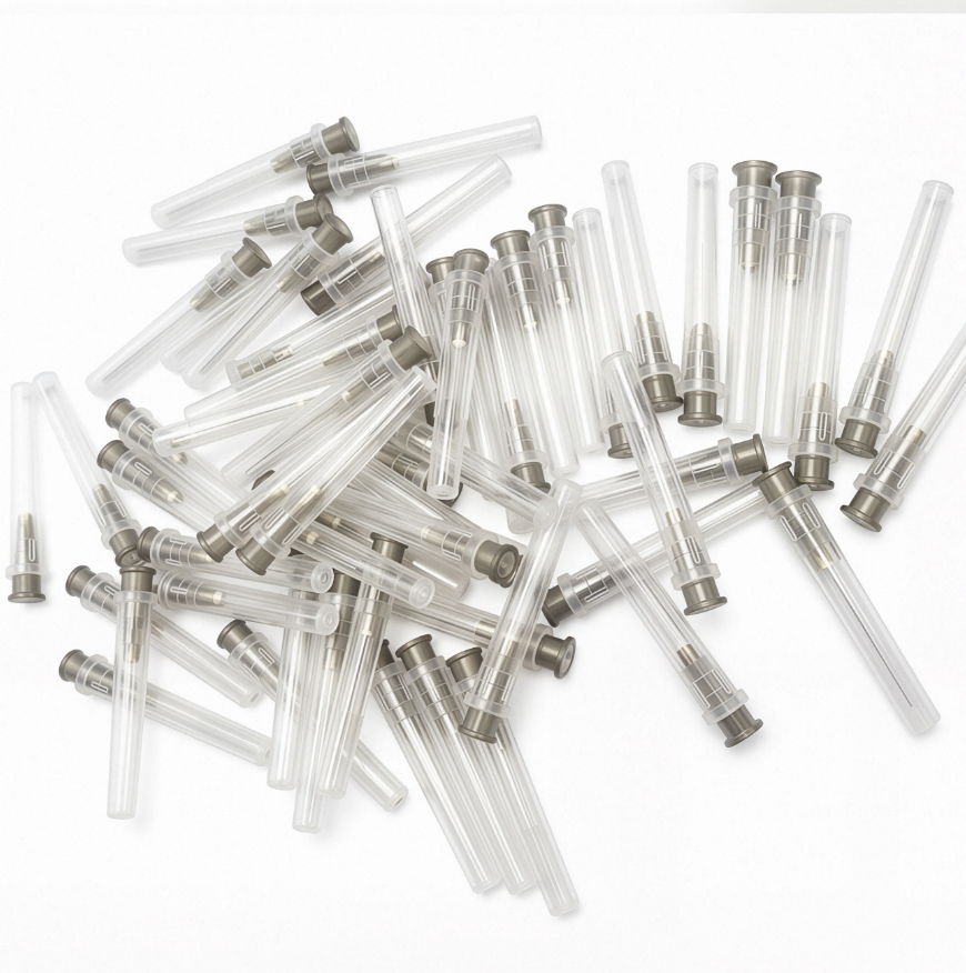 100Pcs/Pack Dental Disposable Endo Irrigation Needle Tips | Root Canal Syringe Refill Tips for Dentist