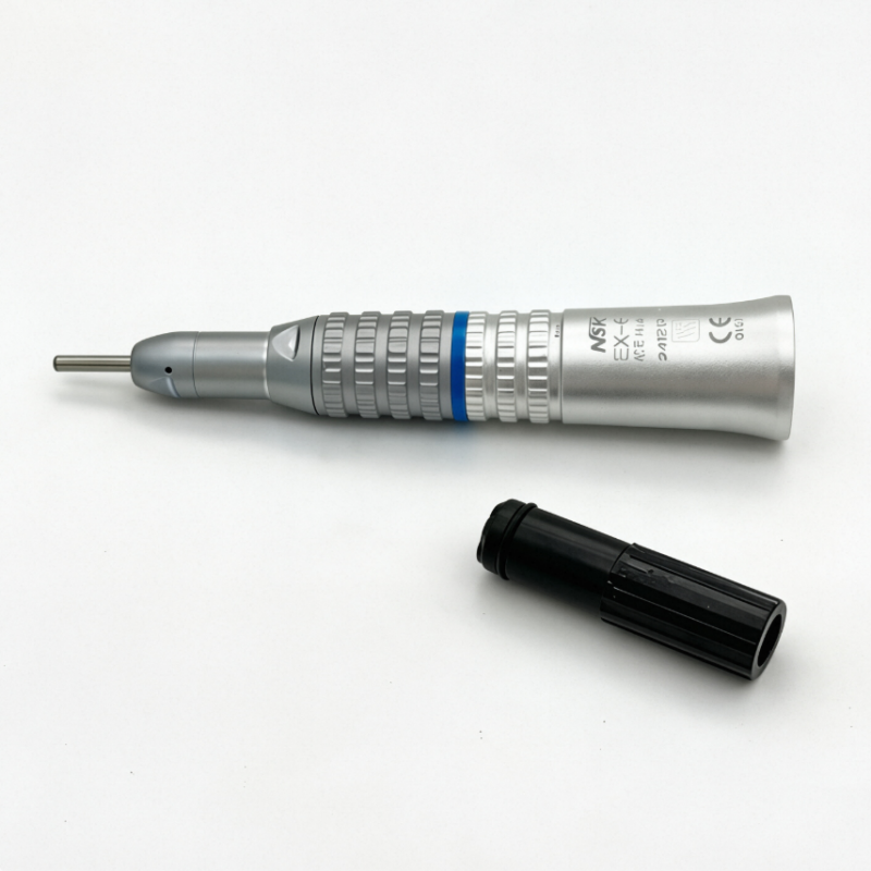 NSK Style Dental Low Speed Handpiece Kit, E-Type 4-Hole EX-203C Air Motor Straight Contra Angle Set