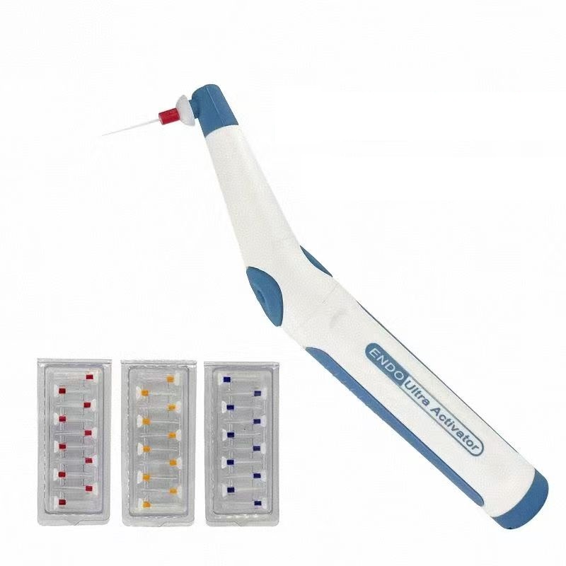 Dental Wireless Ultrasonic Activator Endo Ultra Washing Tooth with 60 Tips