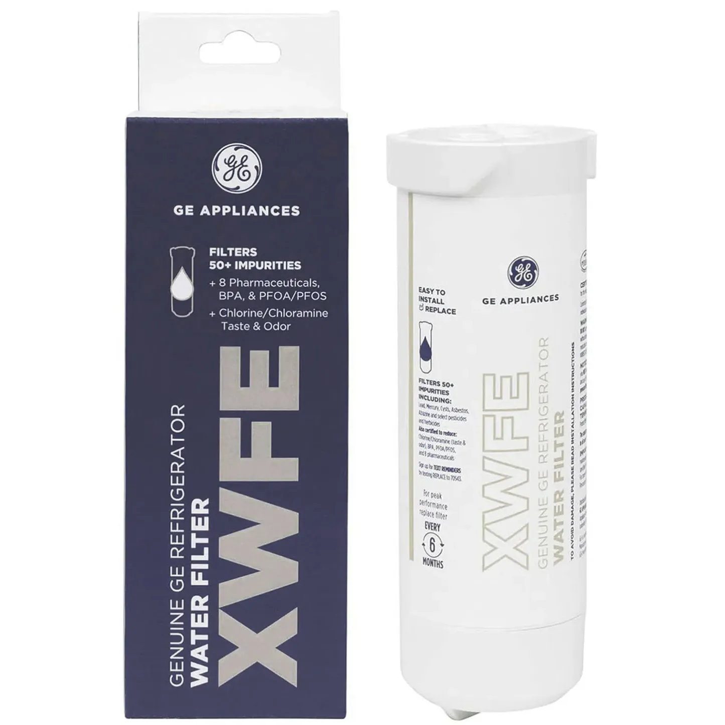 XWFE Water Filter - White, Compatible with GE XWFE Water Filter