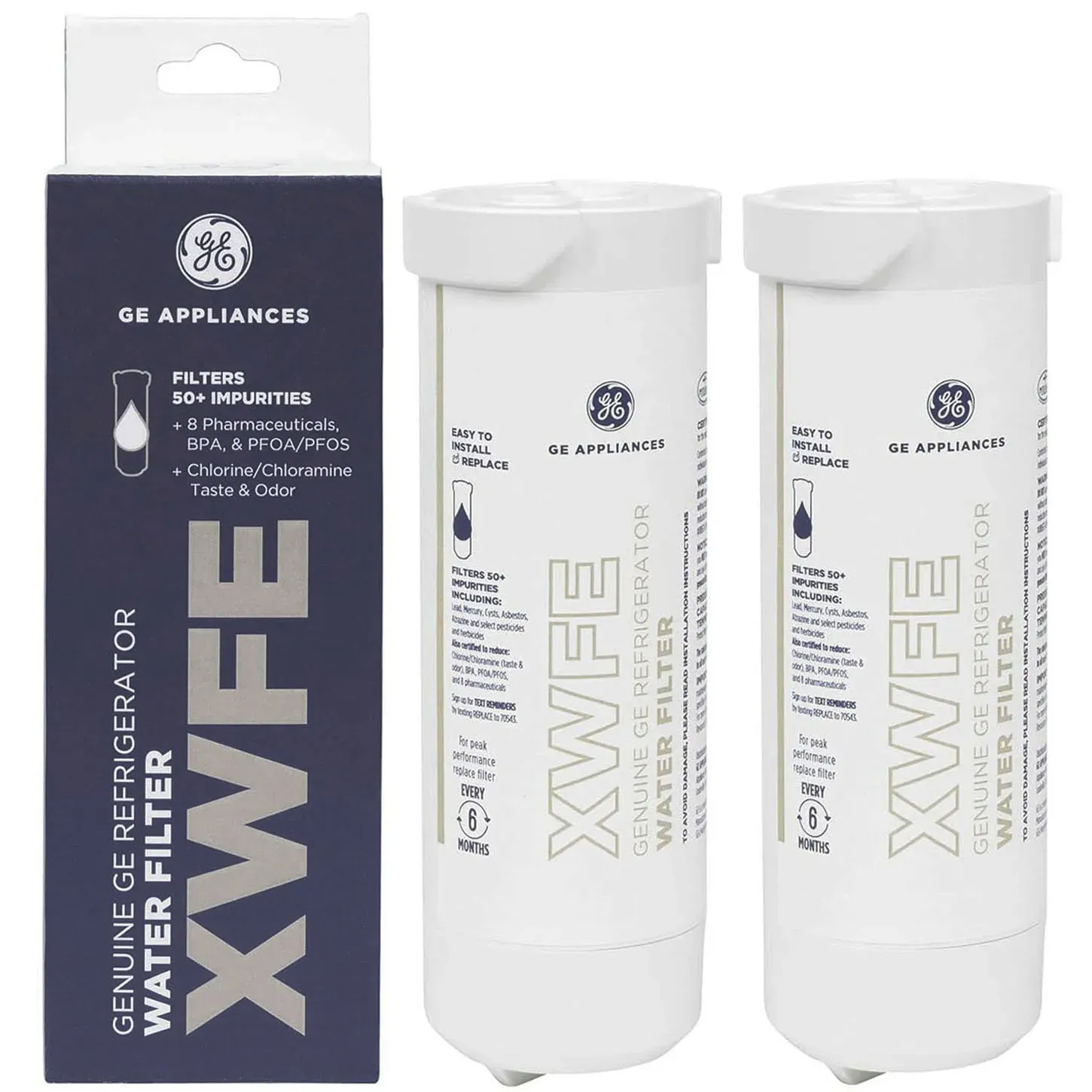 XWFE Water Filter - White, Compatible with GE XWFE Water Filter