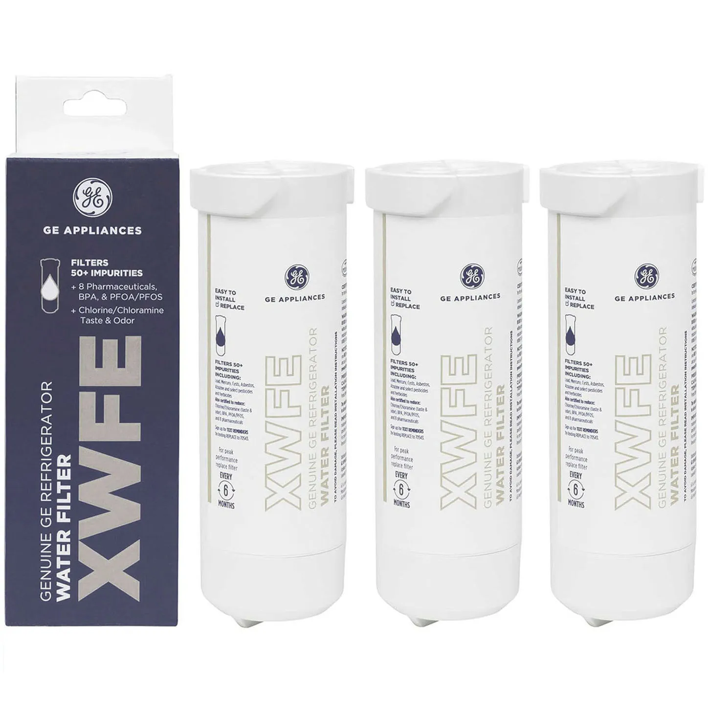 XWFE Water Filter - White, Compatible with GE XWFE Water Filter