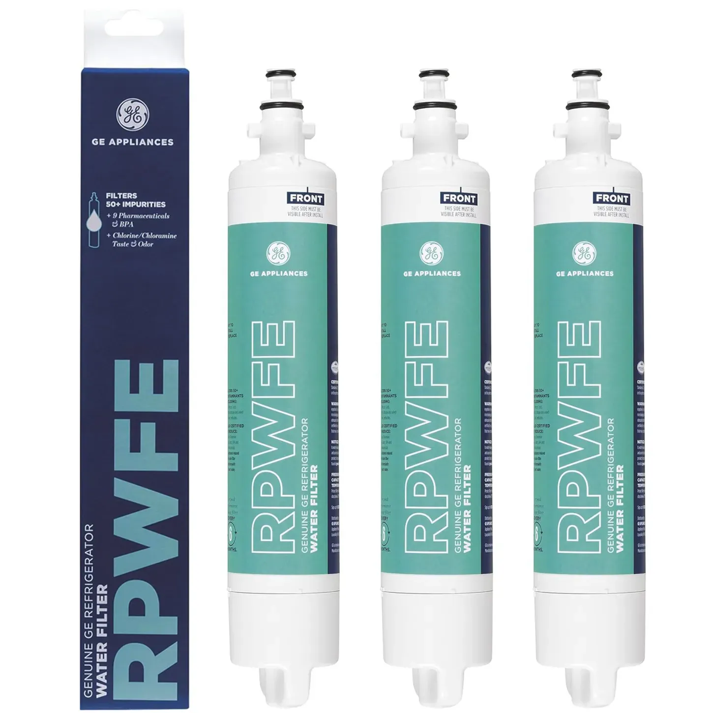 RPWFE Water Filter - White, Compatible with GE RPWFE Water Filter