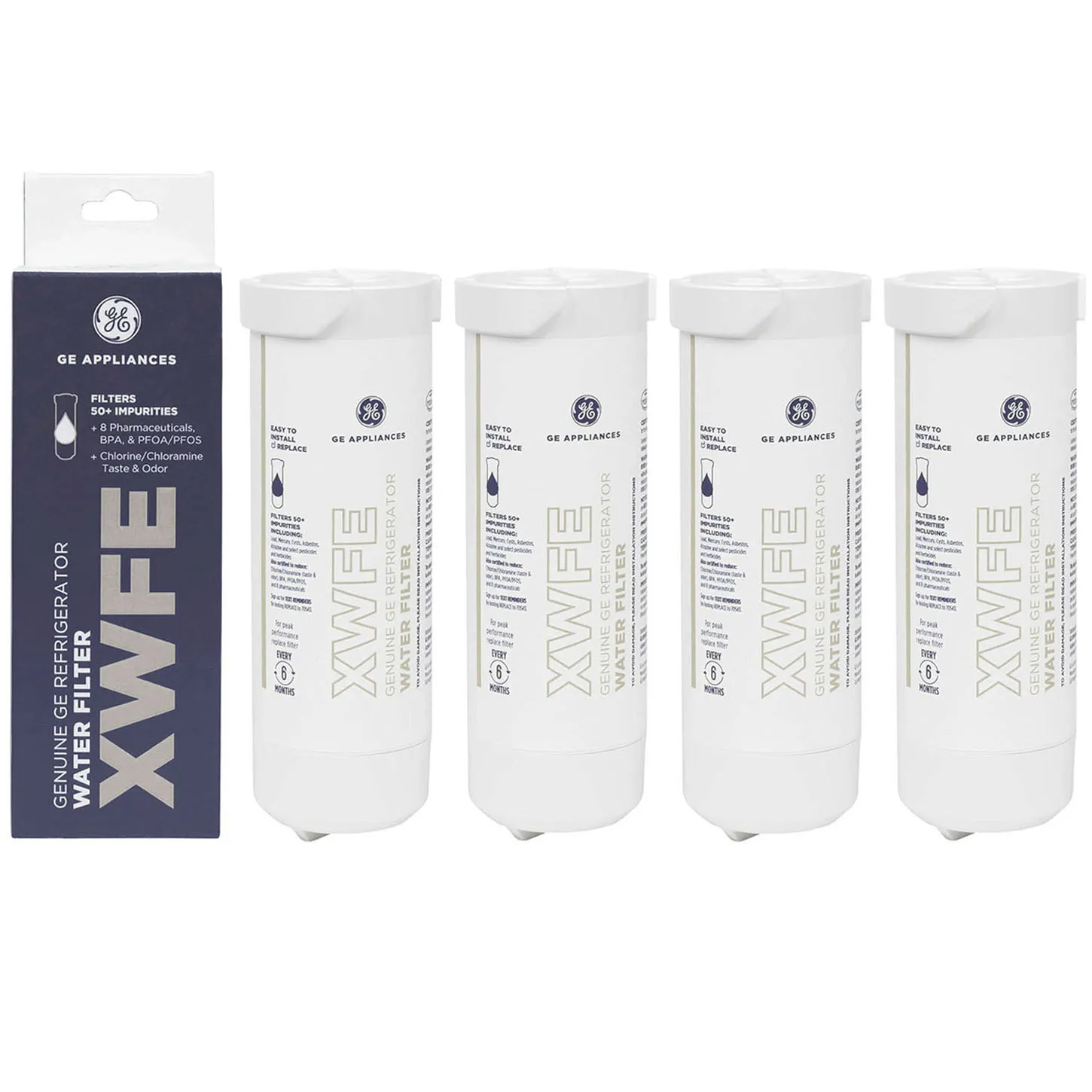 XWFE Water Filter - White, Compatible with GE XWFE Water Filter