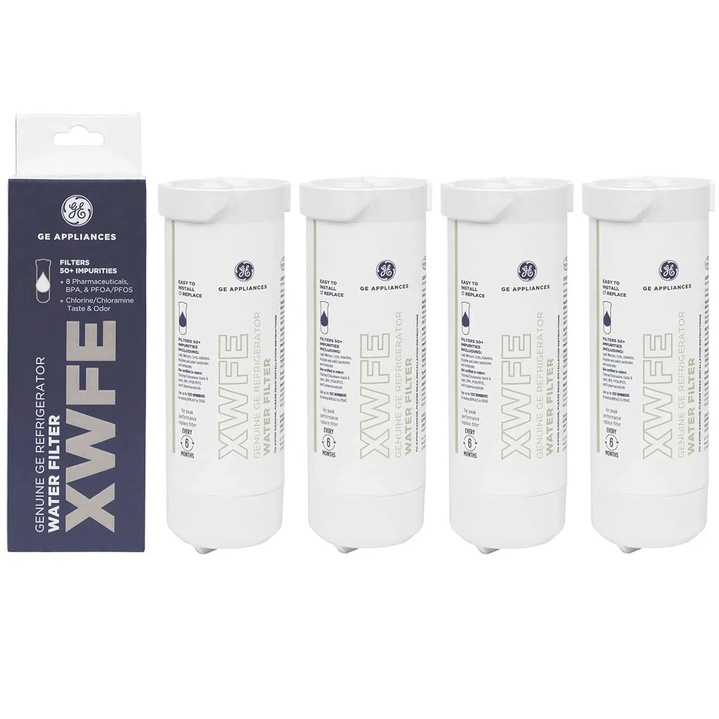 XWFE Water Filter - White, Compatible with GE XWFE Water Filter